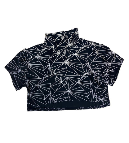 REFRACTION | REFLECTIVE | Crop Turtle Neck, Women's Festival Top, Rave Top