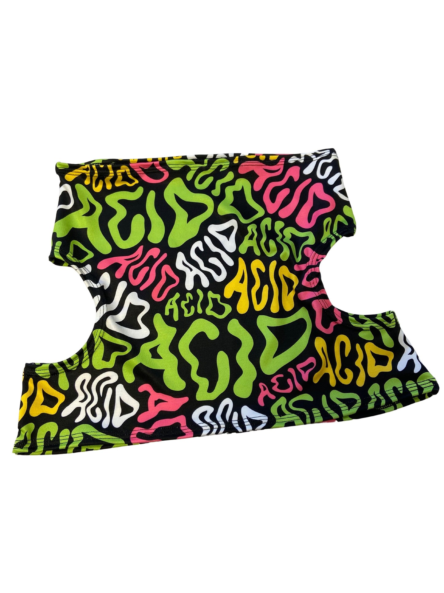 ACID | Cut-Out Bodycon Mini Skirt, Rave Skirt, Festival Bottom