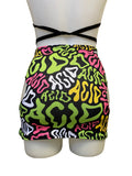 ACID | Cut-Out Bodycon Mini Skirt, Rave Skirt, Festival Bottom