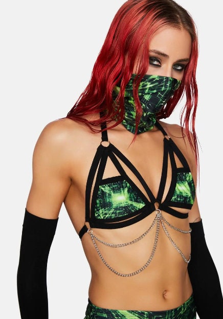 CYBER GRID | Dust Mask, Rave Mask, Festival Mask, Gaiter