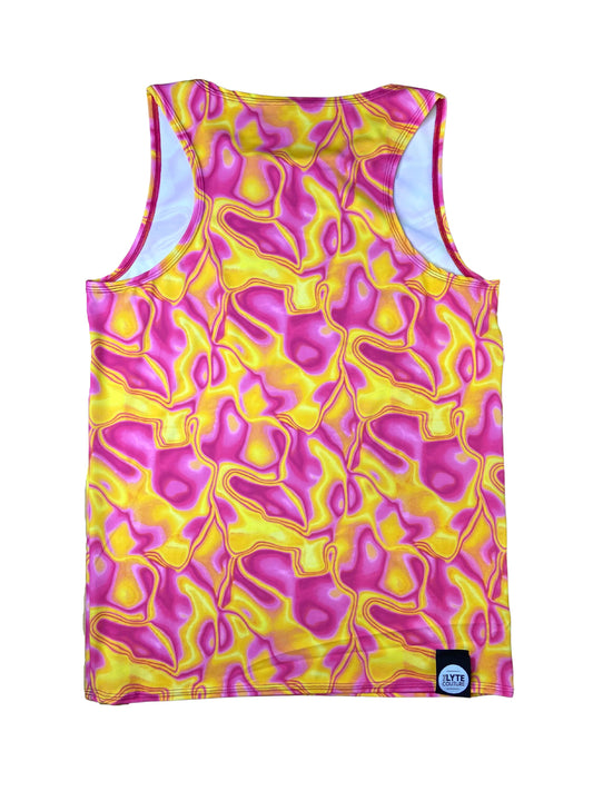 LAVA GIRL | Slim Fit Men's Rave Tank Top, Festival Shirt