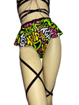 ACID | Ultra Mini Buckle Skirt, Rave Skirt, Festival Bottom