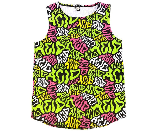 ACID | Slim Fit Men's Rave Tank Top, Festival Shirt