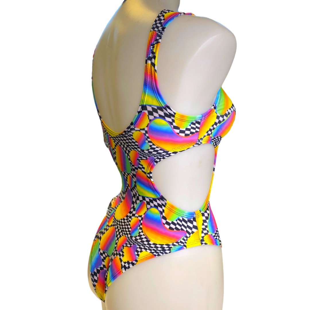 RETRO RAVE | Aria Cut-Out Bodysuit