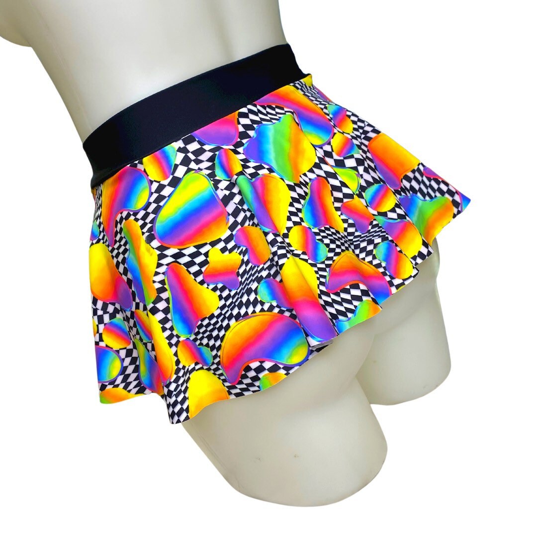 RETRO RAVE | Circle Skirt, Rave Skirt, Festival Bottom