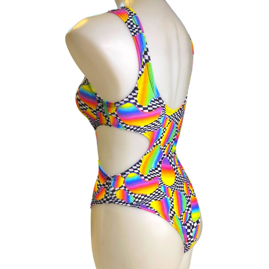 RETRO RAVE | Aria Cut-Out Bodysuit