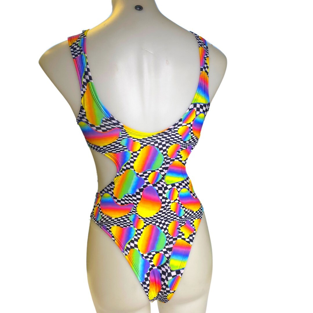 RETRO RAVE | Aria Cut-Out Bodysuit