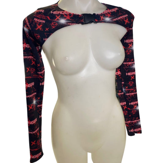 HEADBANGER | Long Sleeve Buckle Top, Women's Festival Top, Rave Top
