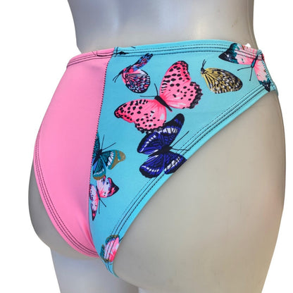PINK BUTTERFLY | High Waisted High Cut Bottoms