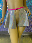 COSMIC | High Low Buckle Skirt, Rave Skirt, Festival Bottom