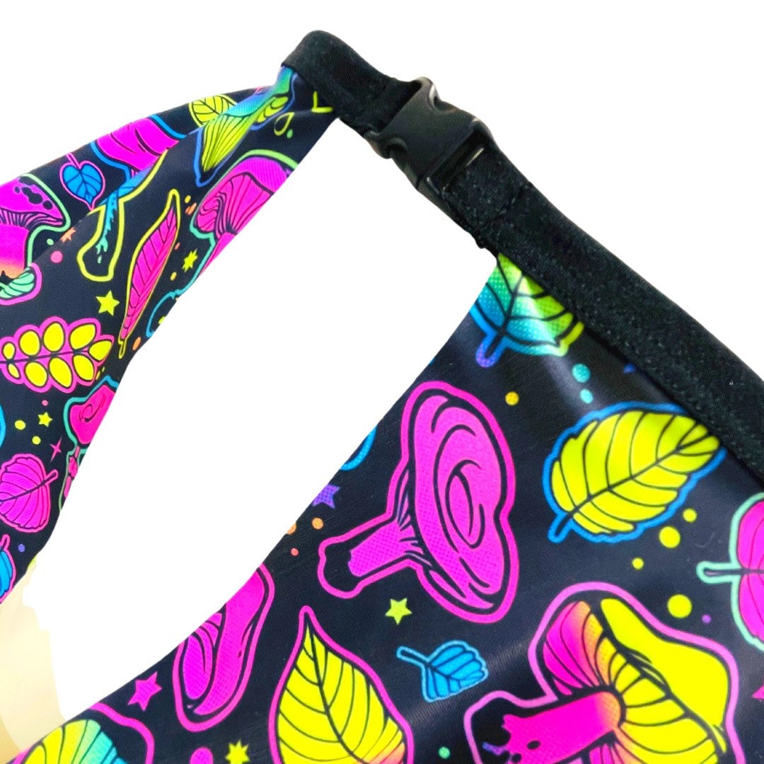 ELECTRIC MUSHROOM | Ultra Mini Buckle Skirt, Rave Skirt, Festival Bottom