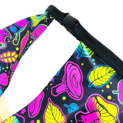 ELECTRIC MUSHROOM | Ultra Mini Buckle Skirt, Rave Skirt, Festival Bottom