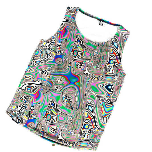LUCID DREAMS | Slim Fit Men's Rave Tank Top, Festival Shirt