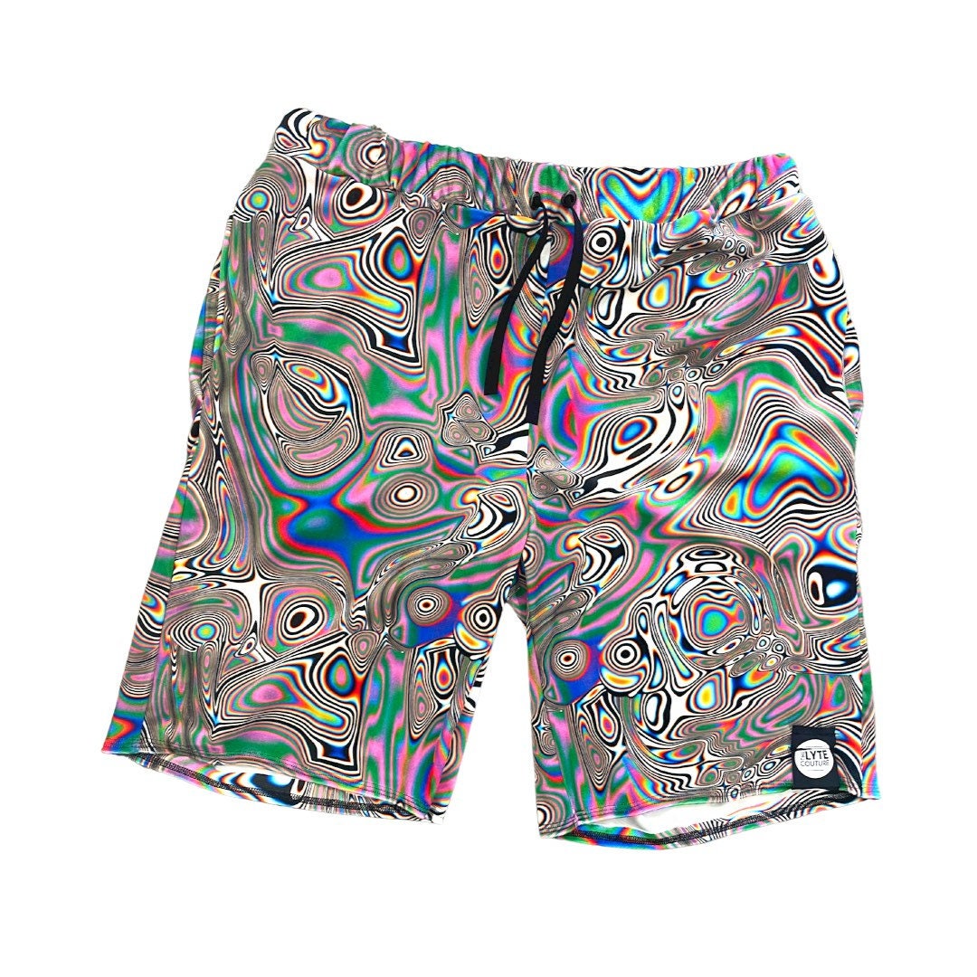 LUCID DREAMS | Mens Shorts | Festival Shorts | Drawstring Shorts