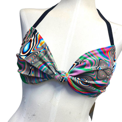 LUCID DREAMS | Twist Top | Adjustable Bikini Top, Women's Festival Top, Rave Top