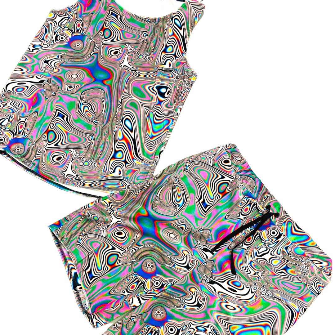 LUCID DREAMS | Slim Fit Men's Rave Tank Top, Festival Shirt