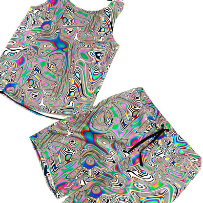 LUCID DREAMS | Slim Fit Men's Rave Tank Top, Festival Shirt