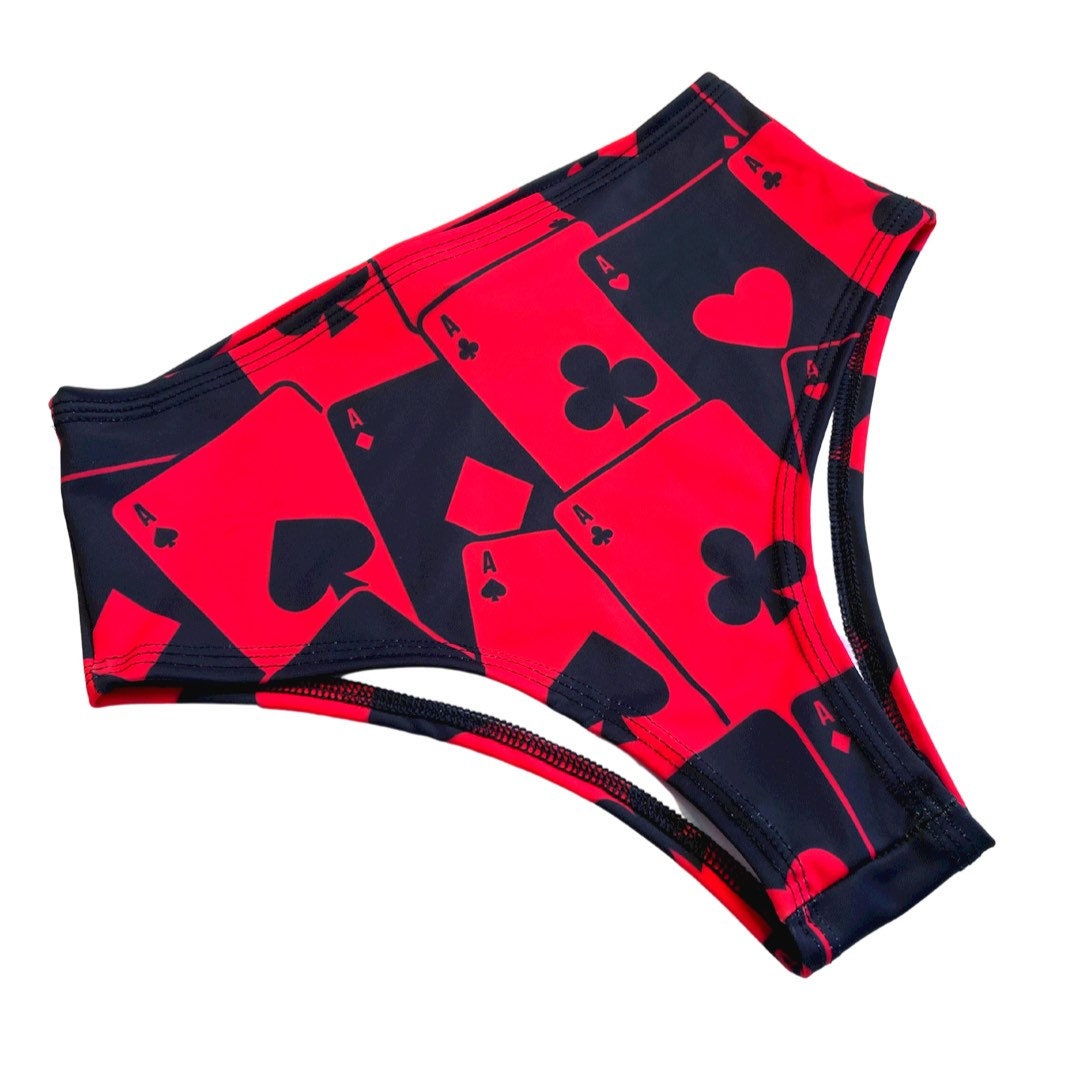 HOUSE OF CARDS | High Waisted Bottoms, Festival Bottoms, Rave Bottoms, Black Rave Outfit