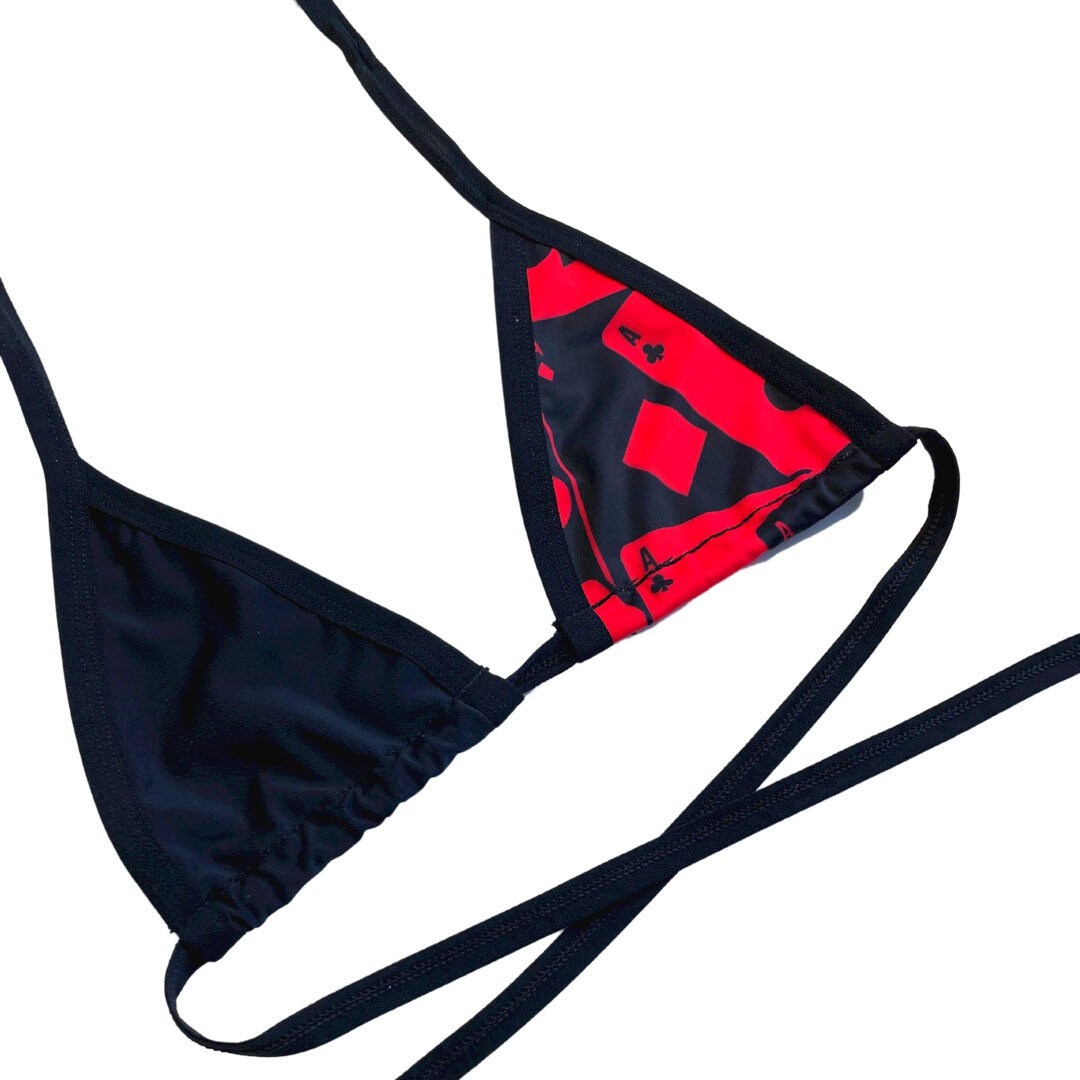 HOUSE OF CARDS | Bikini Top, Women's Festival Top, Rave Top