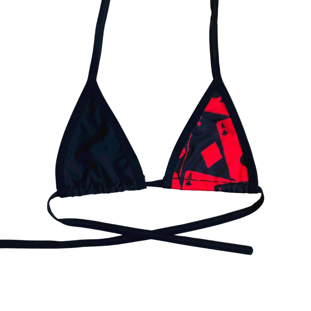 HOUSE OF CARDS | Bikini Top, Women's Festival Top, Rave Top
