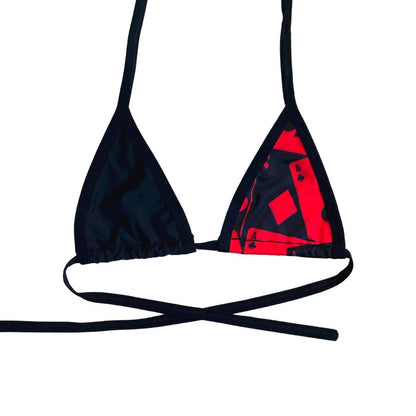 HOUSE OF CARDS | Bikini Top, Women's Festival Top, Rave Top