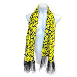 YELLOW Happy | Scarf | Fabric Options Available |