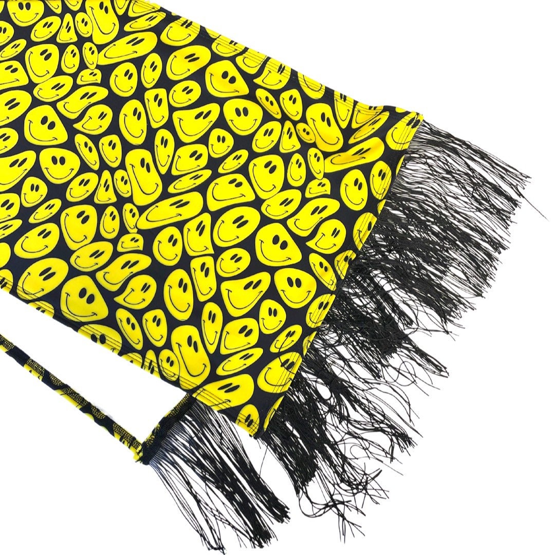 YELLOW Happy | Scarf | Fabric Options Available |