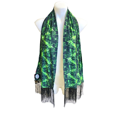 CYBER GRID | Festival Scarf | Rave accessories