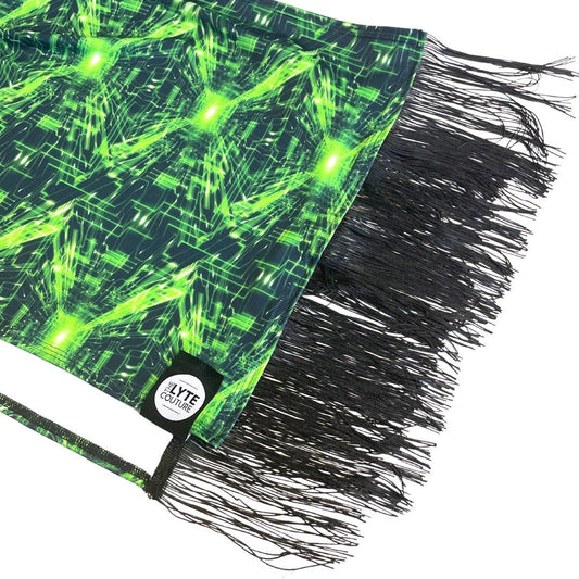 CYBER GRID | Festival Scarf | Rave accessories