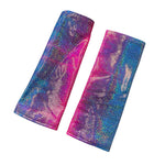 FESTIE BESTIE | Pink/Blue Holographic Gloves, Festival Accessories, Rave Gloves