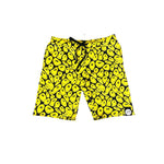 YELLOW Happy | Mens Shorts | Festival Shorts | Drawstring Shorts