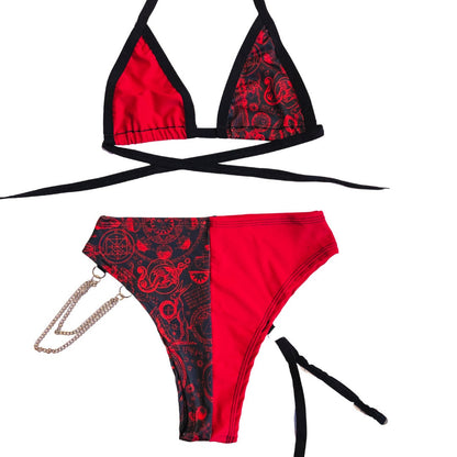 SPELLCASTER | Split Bikini Top, Women's Festival Top, Rave Top