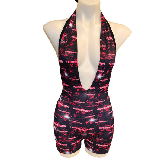 HEADBANGER  | Playsuit | Halter Romper | Festival Outfit | Rave Jumpsuit | Boho