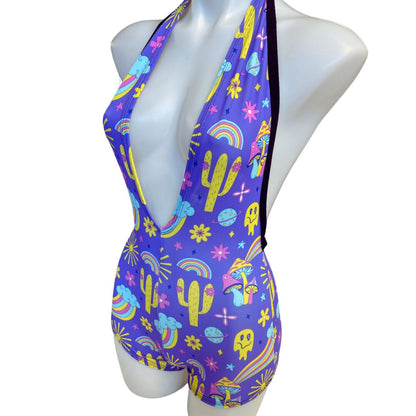 DESERT DAYTRIPPER | Playsuit | Halter Romper | Festival Outfit | Rave Jumpsuit | Boho