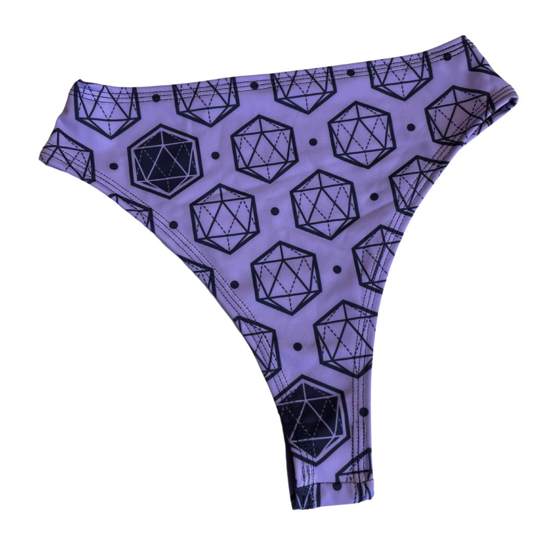 ICOSAHEDRON | High Waisted High Cut Bottoms, Festival Bottoms, Rave Bottoms