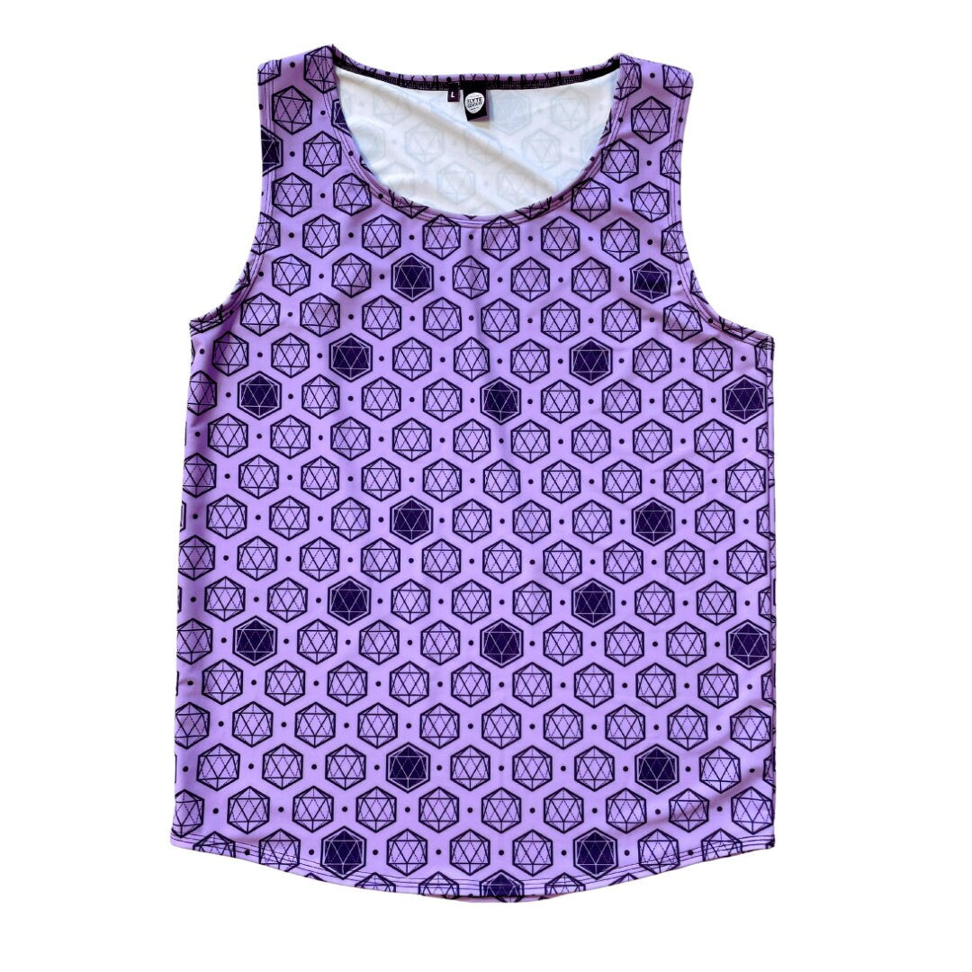 ICOSAHEDRON | Slim Fit Men's Rave Tank Top, Festival Shirt