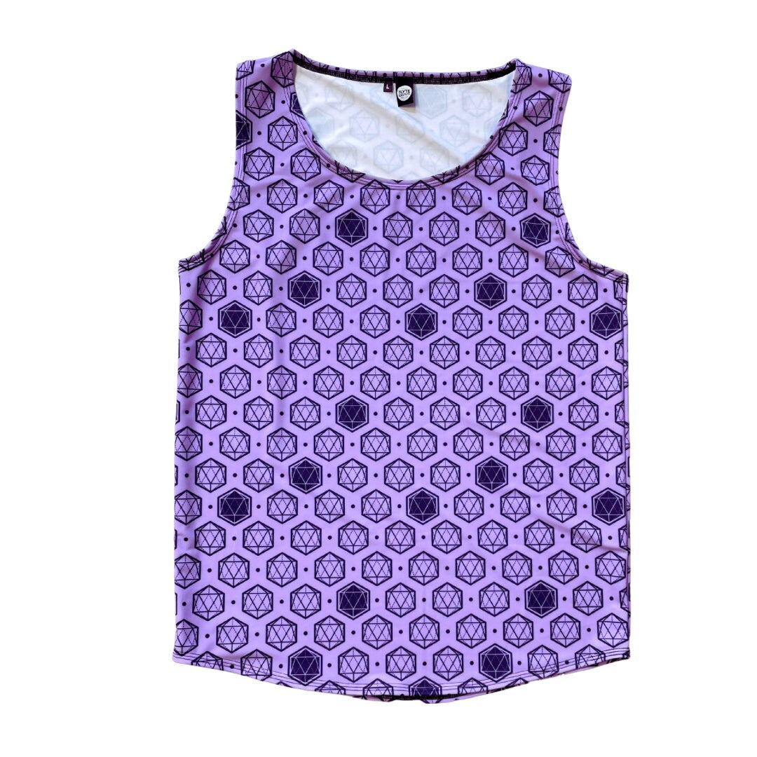 ICOSAHEDRON | Slim Fit Men's Rave Tank Top, Festival Shirt