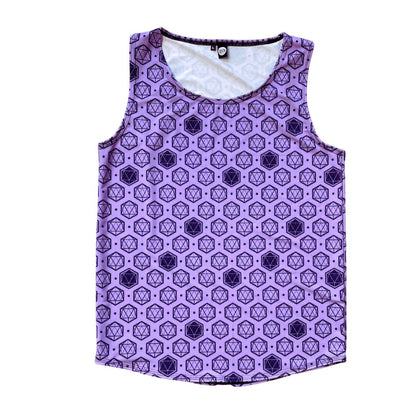 ICOSAHEDRON | Slim Fit Men's Rave Tank Top, Festival Shirt