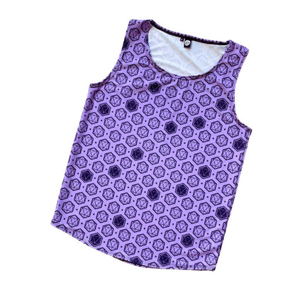 ICOSAHEDRON | Slim Fit Men's Rave Tank Top, Festival Shirt