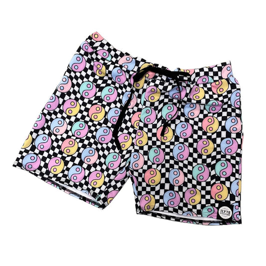 HARMONY CHECK | Mens Shorts | Festival Shorts | Drawstring Shorts |