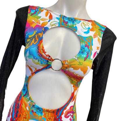 OOAK | Size Small | Aria Cut-Out Cascade Bell Sleeve Bodysuit