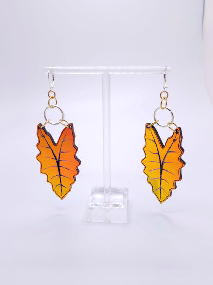 Alocasia Amazonica Earrings | Women's Hook Earrings | Lumen Alchemy