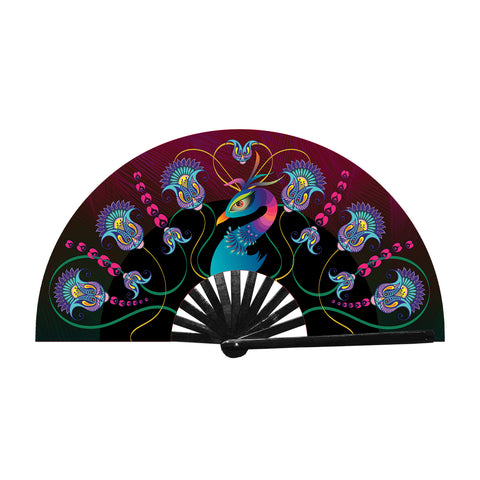 Peacock Folding fan